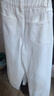 三彩2025秋款防透小白褲系列牛仔褲高腰寬松香蕉褲鐮刀褲M(mǎn) 云朵白 S 155/64A 曬單實(shí)拍圖