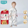 ibaby/英倫寶貝恒溫寶寶睡袋嬰兒防驚跳睡袋春秋分腿式兒童睡衣防踢被 【暖融】森林游園(適合12-16℃) 【100碼】建議身高90-100cm 曬單實拍圖