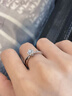AVHE鉑金培育鉆石戒指幸運花束鉆戒結(jié)婚七夕禮物首飾送女友 鉑金鉆戒-50分D色VVS培育鉆石 曬單實拍圖