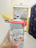 NUBY（努比）新品閃亮輕巧大容量運(yùn)動(dòng)水杯防漏便攜兒童吸管杯 陽(yáng)光黃印花 340ml 曬單實(shí)拍圖