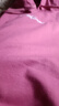 皮爾卡丹（pierre cardin）24年純棉遮肚子顯瘦百搭連帽上衣女長(zhǎng)袖衛(wèi)衣女韓版 藕粉 XL 建議120-130斤 曬單實(shí)拍圖