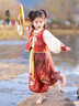 今兮古兮兒童漢服哪咤服裝中國風(fēng)套裝夏幼兒園男女童春裝萬(wàn)圣節哪吒cos服 曬單實(shí)拍圖