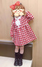 迪士尼寶寶女童連衣裙冬裝2024新款童裝公主裙加絨厚洋氣女寶寶生日紅色裙子 紅色加絨 加厚 80 建議身高65-80CM左右 曬單實拍圖