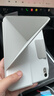 PITAKA適用蘋果iPad mini7/6保護套2024款橫豎兩用磁吸雙面夾支架殼帶筆槽超輕薄防彎pu保護殼白色 曬單實拍圖