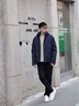 EMPORIO ARMANI/阿瑪尼官方旗艦EA7/新款男防風(fēng)防水面包夾克棉服外套秋季 UB102-阿瑪尼藍色 XL  (推薦：165-180斤) 曬單實(shí)拍圖
