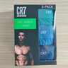 CR7 CRISTIANO RONALDO【C羅同款】新款內褲男3條套裝竹纖維透氣舒適微彈四角褲平角內褲 混色 3條 XL （建議155-175斤) 曬單實(shí)拍圖