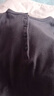 優(yōu)衣庫女裝羅紋亨利領(lǐng)T恤/長(cháng)袖修身短款內搭打底25新款479591 09 黑色 L /160/88A 曬單實(shí)拍圖