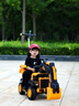 倍貝樂(lè )兒童電動(dòng)車(chē)挖掘機可坐人挖土1-3-6-8歲小孩男寶寶遙控玩具車(chē)禮物 【雙驅尊享大款】雙驅12V7A+推桿+全電動(dòng)+藍牙 大型遙控挖機小孩寶寶周歲禮物生日禮物 曬單實(shí)拍圖