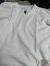 倉石一樹(shù)重磅230g高端長(cháng)絨棉長(cháng)袖T恤男潮牌春秋V領(lǐng)休閑內搭打底衫 白色 2XL 曬單實(shí)拍圖