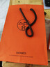 愛(ài)馬仕（HERMES）Mini Pop H項鏈 玫瑰金鏈條橢圓立體琺瑯項鏈送女友節日送禮 白色玫瑰金H147992FO49 鏈長(cháng)40cm吊墜0.7*0.9cm 曬單實(shí)拍圖