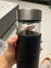 希諾玻璃杯單層加厚大容量家用辦公泡茶杯子男車(chē)載水杯XN-6016L 400mL 曬單實(shí)拍圖