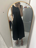 VEGA CHANG無(wú)袖連衣裙女2025年夏季新款簡(jiǎn)約時(shí)尚氣質(zhì)背心長(cháng)裙子 沉靜黑 M 曬單實(shí)拍圖
