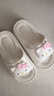 名創(chuàng  )優(yōu)品（MINISO）玉桂狗踩屎感家居鞋女夏款室內浴室厚底美樂(lè )蒂可愛(ài)涼拖情侶鞋 凱蒂貓白 36-37 (240mm) 【適合35-36碼穿】 曬單實(shí)拍圖