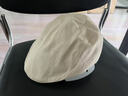 川玖田一 復古前進(jìn)帽女文藝休閑畫(huà)家帽學(xué)生百搭英倫報童帽子顯臉小貝雷帽   復古前進(jìn)帽 米色 M(56-58cm)均碼 曬單實(shí)拍圖
