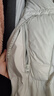 茵曼2025秋冬女裝新款泡芙雙層連帽立領(lǐng)長(cháng)款羽絨服寬松保暖厚外套  淺杏色 M 曬單實(shí)拍圖