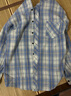 真維斯（Jeanswest）格子長(cháng)袖襯衫男春季港風(fēng)潮牌青少年襯衣外套襯衫男黑色M 曬單實(shí)拍圖