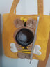 元氣萌物貓咪帆布包可露頭小蜜蜂造型單肩包中小型犬便攜外出貓包 小蜜蜂 小號 建議體重0-6斤狗 0-8斤貓 曬單實(shí)拍圖