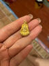中國黃金（CHINA GOLD）足金千手觀(guān)音項鏈本命佛吊墜足金送生日禮物送女友老婆教師節禮物 千手觀(guān)音吊墜-生肖鼠【贈銀鏈】 約2.1g 曬單實(shí)拍圖