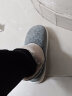 猫力冬季棉拖鞋男士新款居家户外穿防滑防水情侣厚底加绒保暖雪地靴 灰色 44-45 适合43-44 实拍图