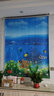 馨菲羽拉珠卷簾簡(jiǎn)易窗簾遮光遮陽(yáng)升降免打孔安裝廚房衛生間臥室卷拉式防曬隔熱 海底世界全遮光 寬1.3米X高2米 曬單實(shí)拍圖