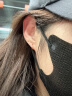 周生生 18K玫瑰金薄荷系列彩金耳钉一对耳环女 K金耳饰耳圈 91115E 实拍图
