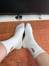 美標（MEIBIAO）100%純棉襪子女士秋冬10A抗菌防臭抗起球抗螨無(wú)勒痕厚款疆純棉襪 曬單實(shí)拍圖