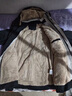 安初夏青少年羽棉絨服男士休閑套裝冬季新款學(xué)生寬松搭配棉衣服男裝外套 玉米格黑色兩件套 XL 【推薦120-140斤】重工品質(zhì) 曬單實(shí)拍圖