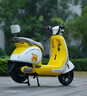 軒源2025新款電動車電瓶車小黃鴨電動摩托車長續(xù)航男女生代步車q85c 新國標智能白/手機投屏/NFC/定速巡航/低音炮 72V20A超威金太陽石墨烯電池-約80公里 曬單實拍圖