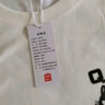 名創(chuàng  )優(yōu)品（MINISO）短袖男純棉休閑寬松夏季圓領(lǐng)百搭青少年潮流半袖t恤 白 XL 曬單實(shí)拍圖