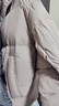 坦博爾短款立領(lǐng)輕暖寬松顯瘦女士羽絨面包服TBF530328T 濃香可可 170  曬單實(shí)拍圖