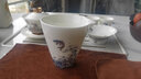 元青佳盛 整套茶具羊脂玉中國白玉瓷功夫茶具蓋碗套組(福悅款)精美套裝 曬單實(shí)拍圖