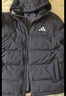 adidas 600蓬休閑保暖鴨絨連帽羽絨服男裝秋冬阿迪達斯官方輕運動(dòng) 黑色   XL 曬單實(shí)拍圖