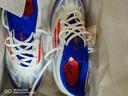adidas F50 LEAGUE TF人造草地/室外硬地碎釘足球鞋男女阿迪達(dá)斯 白/紅熒光/亮藍(lán) 41 曬單實(shí)拍圖