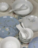 陶溪川 CERAMIC ART AVENUE餐具套裝景德鎮(zhèn)釉中彩中餐廳白瓷碗碟整套家用碗盤新婚喬遷禮物 春曉-高溫釉中彩丨禮盒裝丨 22件套 曬單實拍圖