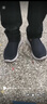 斯凱奇（Skechers）男鞋秋季一腳蹬透氣健步鞋舒適休閑鞋緩震低幫懶人 海軍藍色/NVY 39.5 曬單實(shí)拍圖