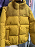 鴻星爾克運動羽絨服男鴨絨羽絨冬季防寒立領防潑水保暖時尚百搭外套男 秋葵黃 XL 體重135-145斤 曬單實拍圖