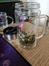 天喜（TIANXI）玻璃杯加厚泡茶杯水杯大容量送禮茶水分離杯本色380ml禮物 曬單實(shí)拍圖
