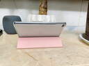 美十美分（MSMF）簡(jiǎn)約油畫(huà)ipad11保護殼2025新款Air7蘋(píng)果平板pro2024保護套三折支架可愛(ài)卡通適用女款硅膠軟殼 全包防摔帶筆槽【透明砂粉色】幸運兔子-69270 iPad mini4/ 曬單實(shí)拍圖