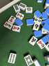 小夢(mèng)【次日達】麻將桌 折疊麻將機餐桌家用棋牌桌便攜手搓手動(dòng)麻將桌 雙面折疊麻將桌  桌腿加固，穩固桌面80*80 曬單實(shí)拍圖