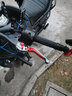 TWO ROUND KNIGHT 兩輪騎士適用黃龍600改裝件剎車(chē)手拉桿302s牛角幼獅500手把可調離合桿手柄 國四-紅色 曬單實(shí)拍圖