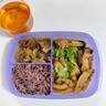 特百惠（Tupperware）微波層疊小方盒800ml*2微波加熱學(xué)生上班族午餐飯盒便攜便當盒 曬單實(shí)拍圖