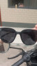 【已售20万】明星同款墨镜男女通用高级感防晒网红太阳镜 黑框 C款 实拍图