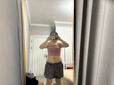 范斯蒂克（vansydical）瑜伽服女夏季高級感透氣晨跑裝備網(wǎng)紅專業(yè)訓(xùn)練健身房跑步運動套裝 梅沙色兩件套 L(建議105-120斤) 曬單實拍圖