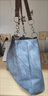 星舵大容量包包女托特包單肩斜挎包休閑百搭手提上班通勤包大學(xué)生 牛仔藍托特包【帶掛件】 曬單實(shí)拍圖