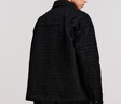 森馬（Semir）夾克男格紋絨感雪尼爾牛仔外套冬季棉服寬松教練服103724108101 曬單實(shí)拍圖