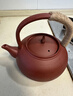 岳恒紅泥提梁煮茶壺大容量電陶爐煮茶器耐高溫燒水壺砂銚壺圍爐煮茶 紅泥大拙提梁沙銚壺 1200ml 曬單實(shí)拍圖
