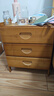 木馬人現代簡(jiǎn)約床頭柜簡(jiǎn)易臥室多層小柜子床邊柜家用多功能儲物柜可置物 【三抽屜】D款-茶色（健康楠竹） 曬單實(shí)拍圖