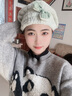 雙妞干發(fā)帽強力吸水加厚包頭巾成人可愛(ài)浴帽擦頭發(fā)速干毛巾干發(fā)巾 抹茶綠-公主帽 曬單實(shí)拍圖