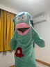 氧家小丑魚(yú)睡衣 搞怪連體情侶睡衣男女冬季加絨加厚珊瑚絨卡通家居服 丑魚(yú)連體衣 S M 適合身高150-165cm 曬單實(shí)拍圖