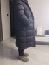雅鹿極寒羽絨服女中長(zhǎng)款過(guò)膝2024新款情侶裝加厚石墨烯90白鴨絨外套男 18820黑色 2XL 推薦165-180斤 曬單實(shí)拍圖